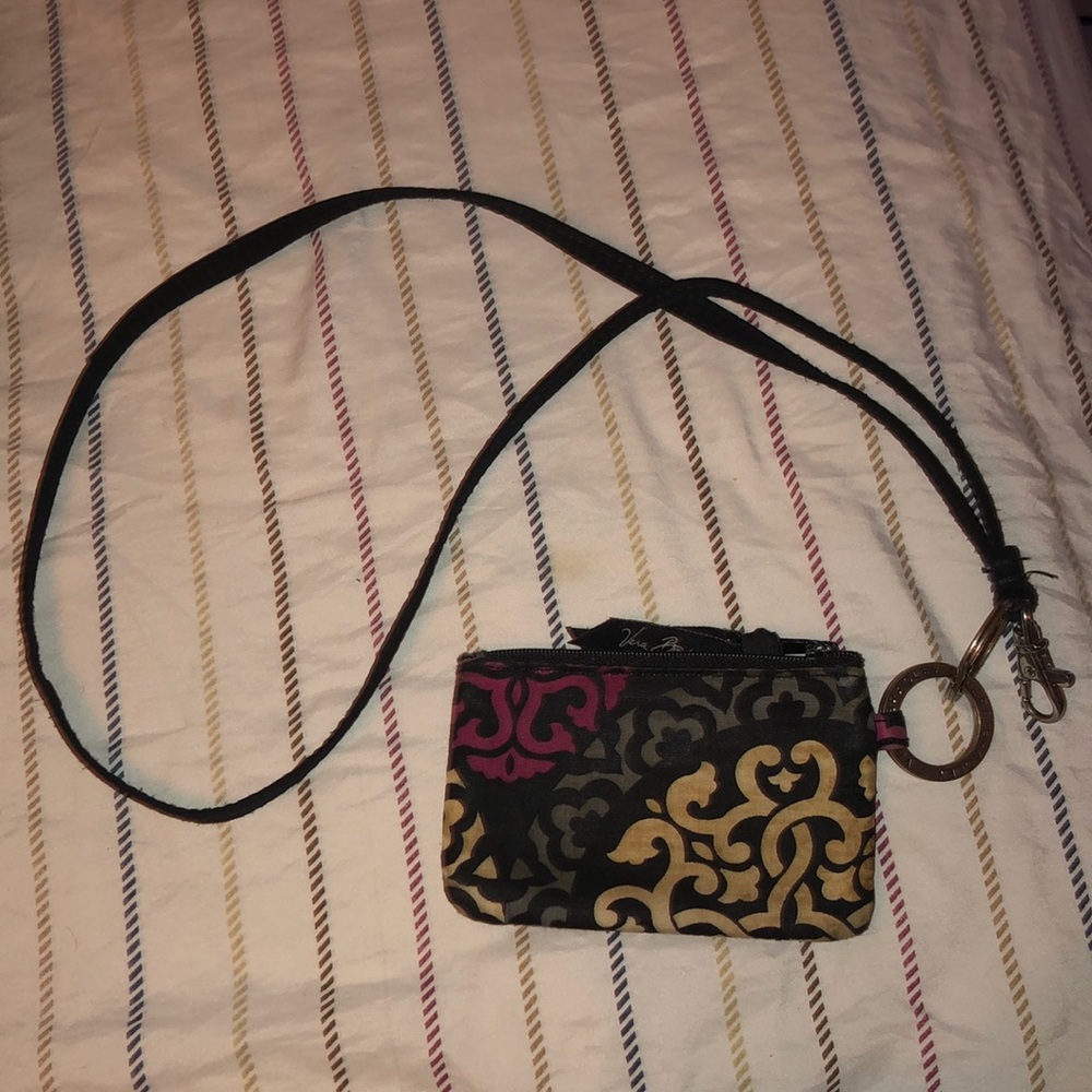 Vera Bradley lanyard & coin pouch